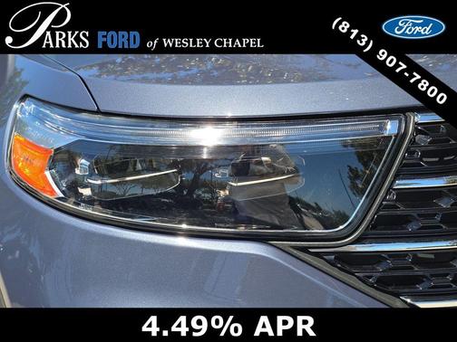 Blue Metallic 2021 Ford Explorer XLT