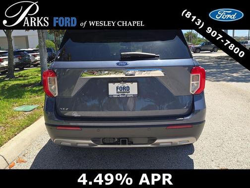 Blue Metallic 2021 Ford Explorer XLT