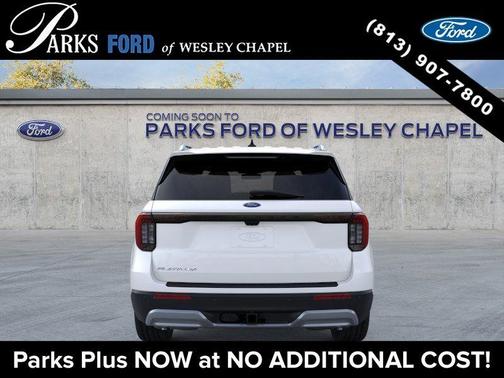 Star White 2026 Ford Explorer Platinum