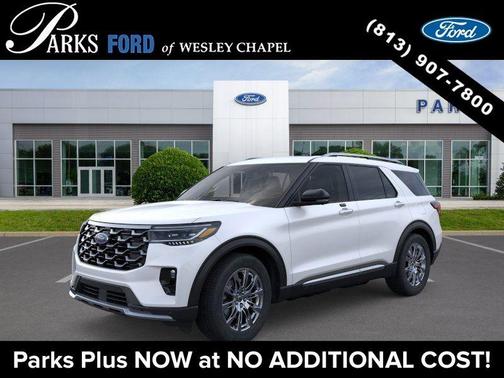 Star White 2026 Ford Explorer Platinum