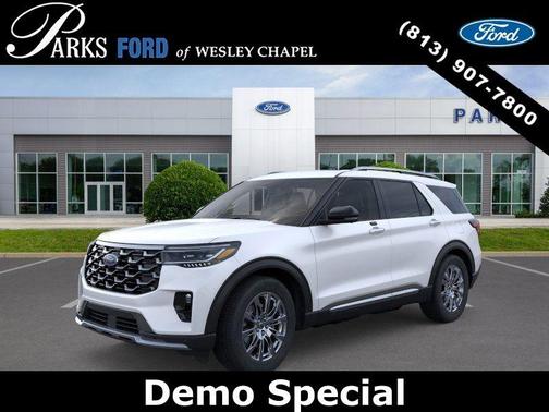 Star White 2026 Ford Explorer Platinum