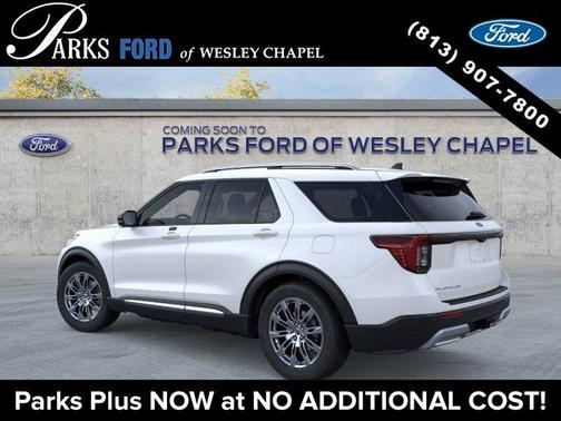 Star White 2026 Ford Explorer Platinum