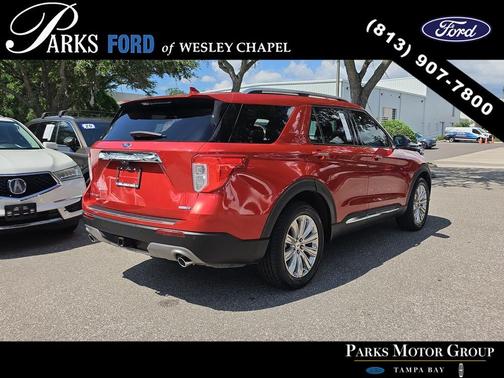 Red Metallic 2020 Ford Explorer Limited