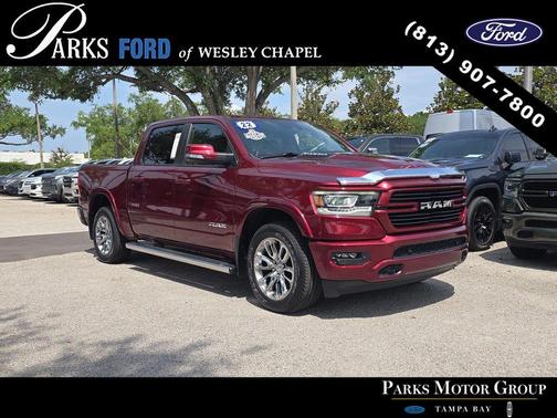 Delmonico Red Pearlcoat 2022 RAM 1500 Laramie