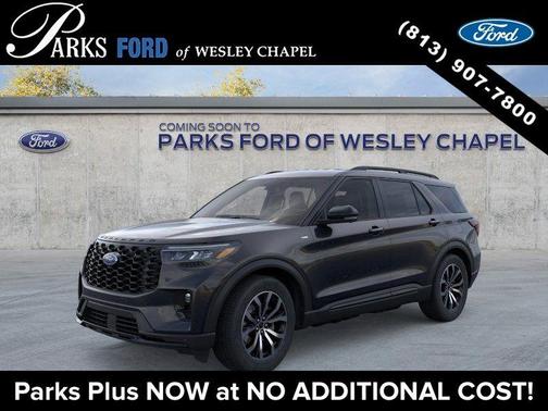 Agate Black Metallic 2026 Ford Explorer ST-Line