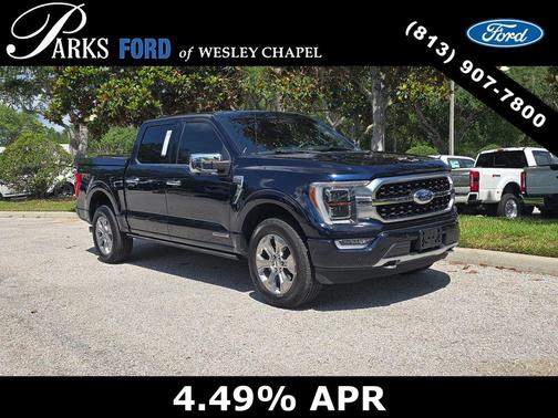 Blue Metallic 2023 Ford F-150 Platinum