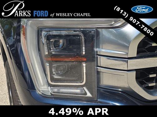 Blue Metallic 2023 Ford F-150 Platinum