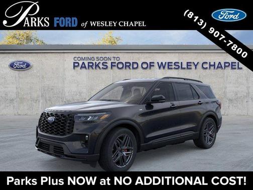 Agate Black Metallic 2026 Ford Explorer ST-Line