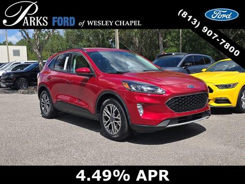 Rapid Red Metallic Tinted Clearcoat 2021 Ford Escape SEL