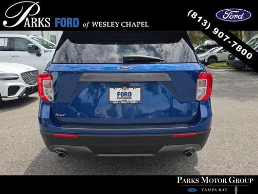 Atlas Blue Metallic 2021 Ford Explorer XLT