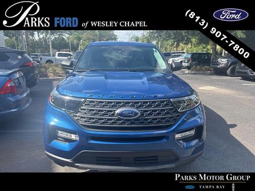 Atlas Blue Metallic 2021 Ford Explorer XLT