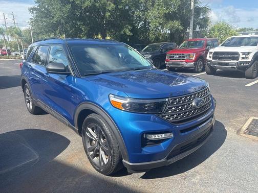 Atlas Blue Metallic 2021 Ford Explorer XLT