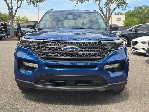 Atlas Blue Metallic 2021 Ford Explorer XLT