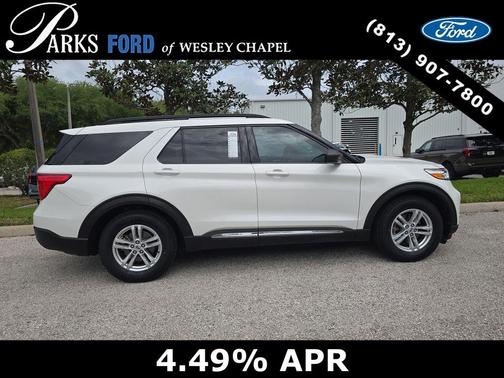Star White 2021 Ford Explorer XLT