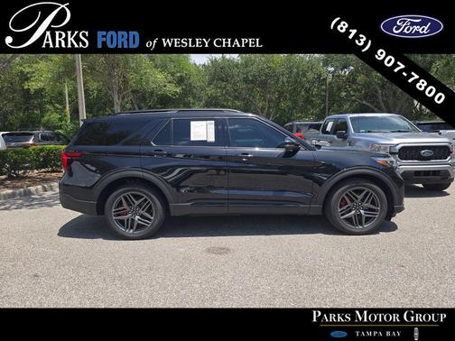 Black Metallic 2025 Ford Explorer ST