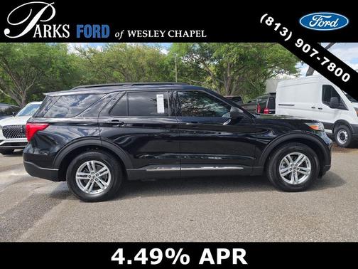 Black Metallic 2024 Ford Explorer XLT