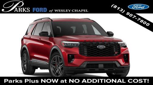 Rapid Red Metallic Tinted Clearcoat 2026 Ford Explorer ST
