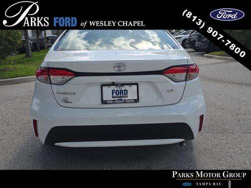 White 2022 Toyota Corolla LE