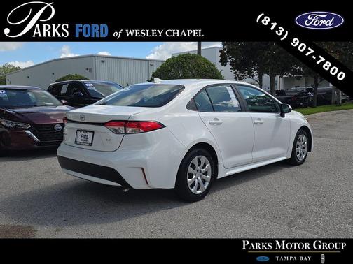 White 2022 Toyota Corolla LE