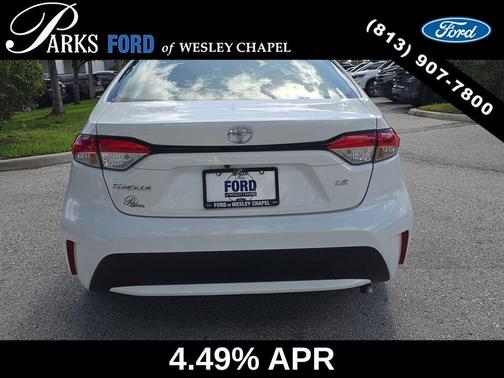White 2022 Toyota Corolla LE