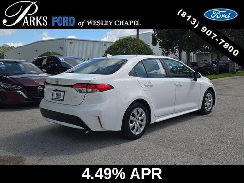White 2022 Toyota Corolla LE