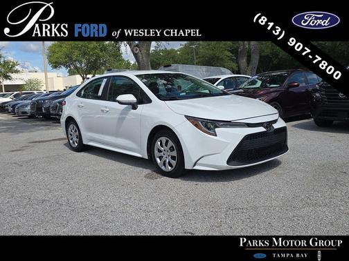 White 2022 Toyota Corolla LE