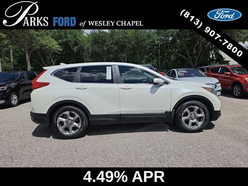 White 2018 Honda CR-V EX-L