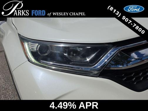 White 2018 Honda CR-V EX-L
