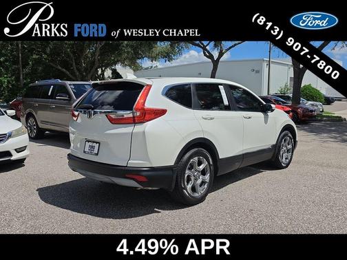 White 2018 Honda CR-V EX-L