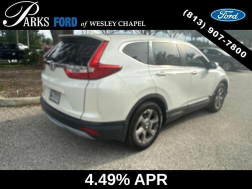White 2018 Honda CR-V EX-L