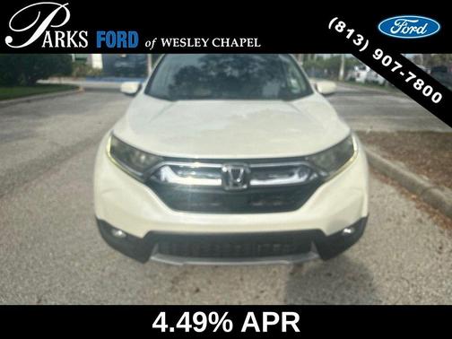 White 2018 Honda CR-V EX-L