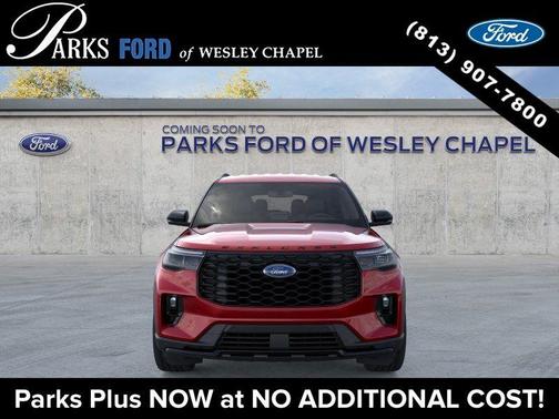 Rapid Red Metallic Tinted Clearcoat 2026 Ford Explorer ST-Line