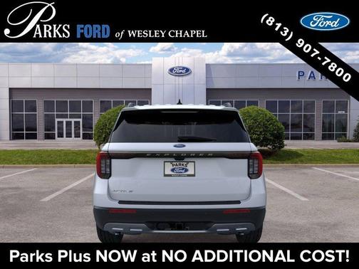 Space White Metallic 2026 Ford Explorer Active