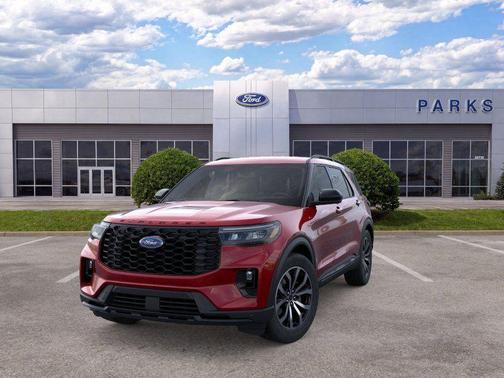 Rapid Red Metallic Tinted Clearcoat 2026 Ford Explorer ST-Line