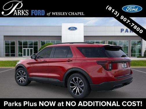 Rapid Red Metallic Tinted Clearcoat 2026 Ford Explorer ST-Line
