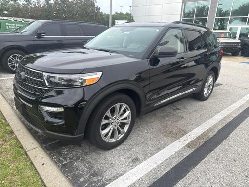 Black Metallic 2023 Ford Explorer XLT