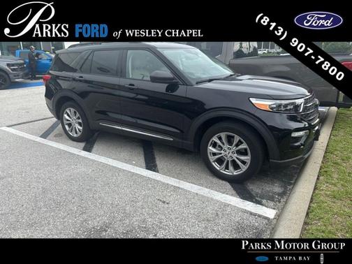 Black Metallic 2023 Ford Explorer XLT