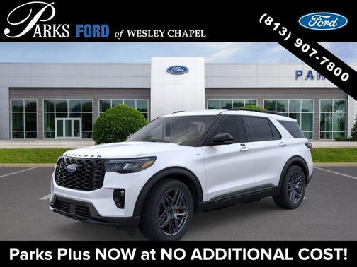 Star White 2026 Ford Explorer ST-Line
