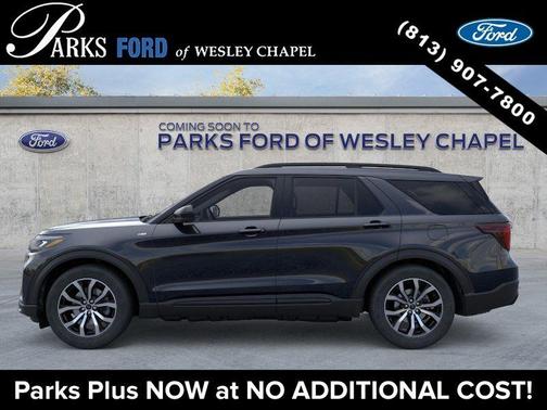 Agate Black Metallic 2026 Ford Explorer ST-Line