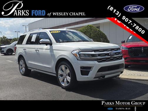 White Metallic 2023 Ford Expedition Platinum