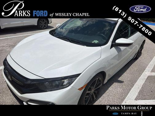 White 2021 Honda Civic Sport