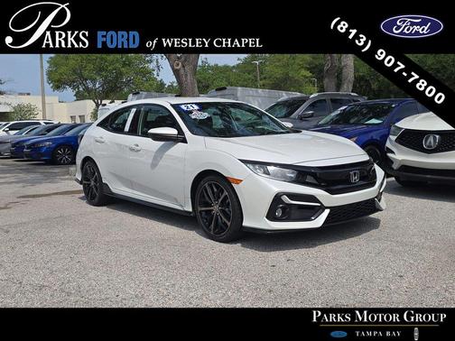 White 2021 Honda Civic Sport
