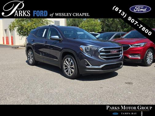Blue Steel Metallic 2018 GMC Terrain SLT