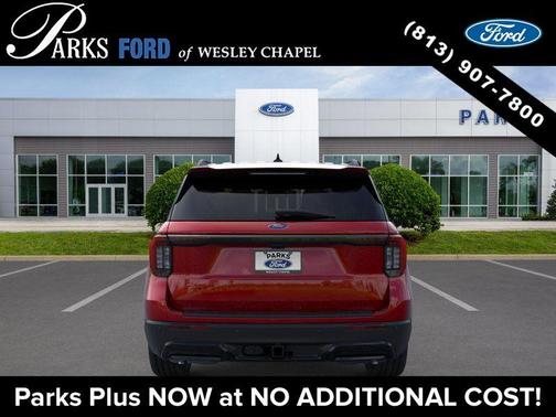 Rapid Red Metallic Tinted Clearcoat 2026 Ford Explorer ST-Line