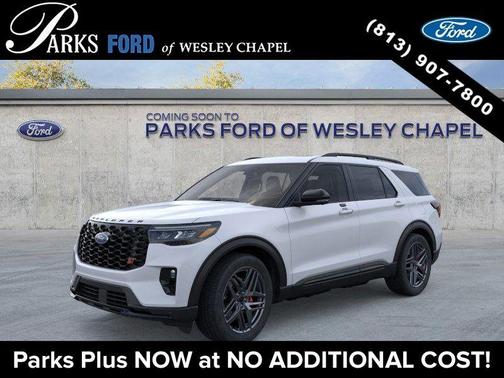 Space White Metallic 2026 Ford Explorer ST