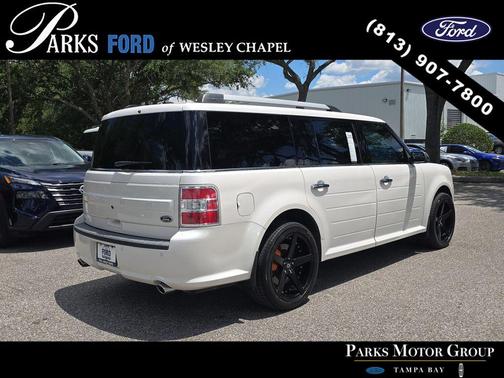 White Platinum Clearcoat Metallic 2016 Ford Flex SEL
