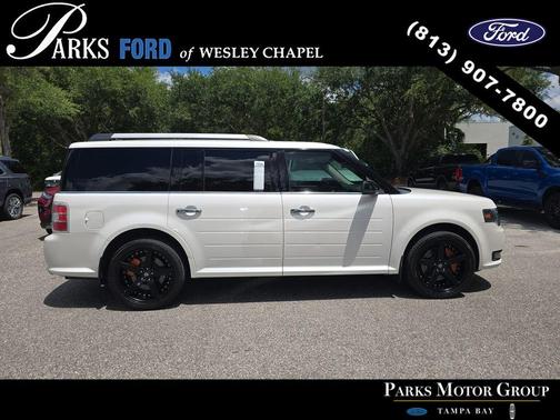 White Platinum Clearcoat Metallic 2016 Ford Flex SEL