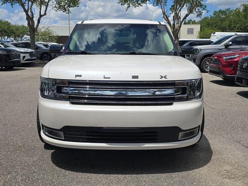 White Platinum Clearcoat Metallic 2016 Ford Flex SEL