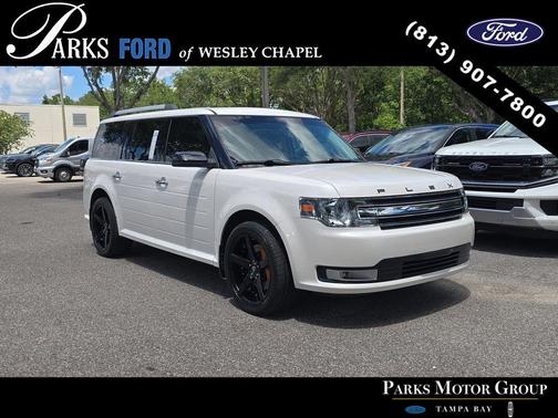 White Platinum Clearcoat Metallic 2016 Ford Flex SEL