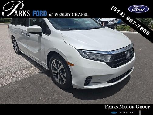 Platinum White 2021 Honda Odyssey Touring